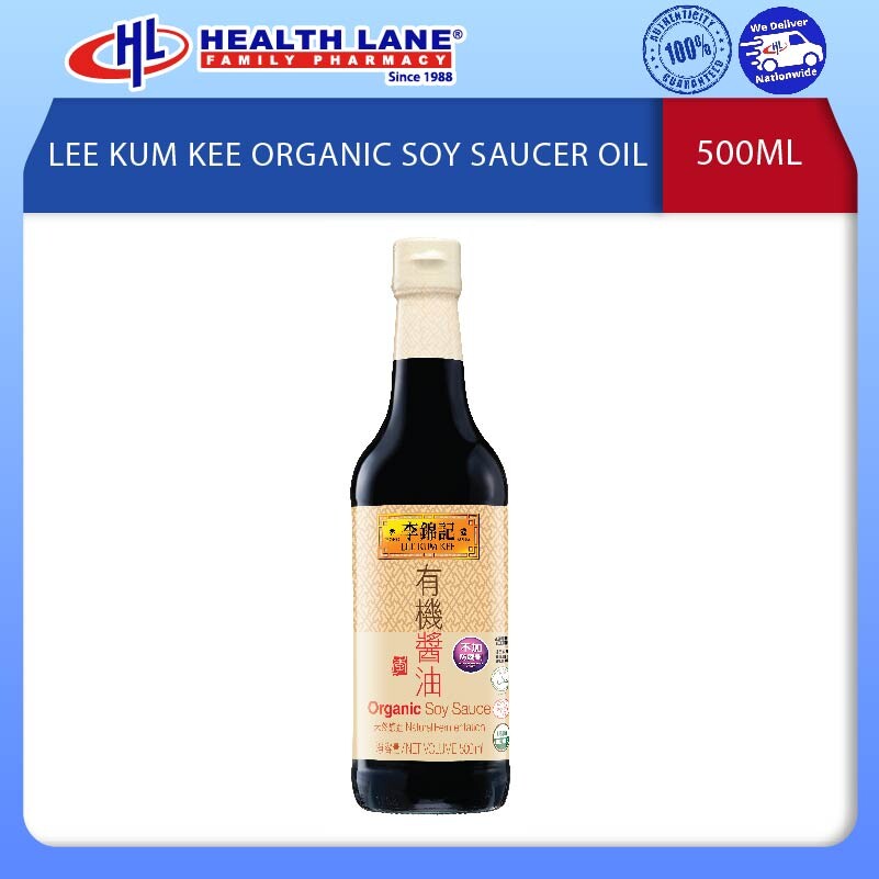 LEE KUM KEE ORGANIC SOY SAUCE 500ML